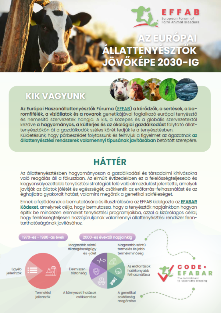 Az európai állattenyésztők jövőképe 2030 ig 2024